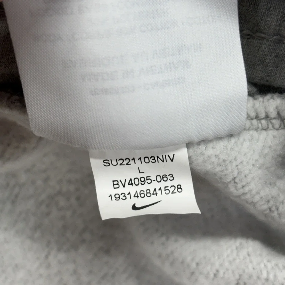 Nike Essential Fleece Jogger Grey Sweatpants BV4095-063 Women's Size Large - Picture 13 of 13